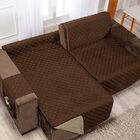 Protetor De Sofá Retrátil Dupla Face Microfibra 1 80m - Tabac