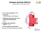Protetor De Surto Dps 175v 20ka Clamper