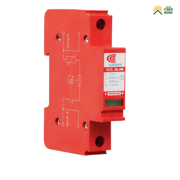 Protetor De Surto Dps Ca 175v 45ka Clamper Front