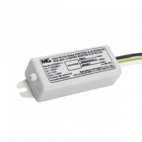 Protetor De Surto Para Portão Eletrônico 4,5ka 127/220vca
