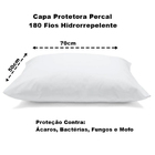 Protetor De Travesseiro Buettner 50cmx70cm Branco