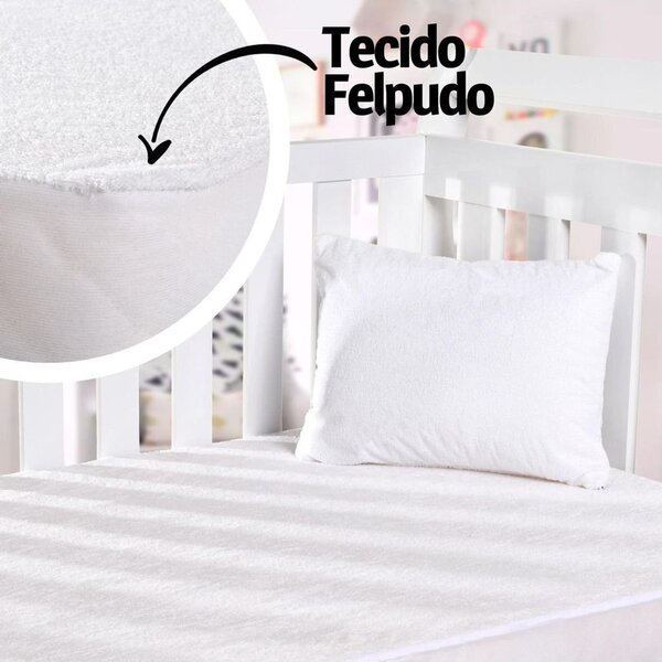 Protetor De Travesseiro Impermeável Felpudo 30x40cm