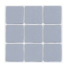 Protetor Deslizante Quadrado Cinza 19x19mm 3M 9 peças