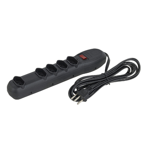 Foto de Protetor Elétrico 6 Metros 5 Tomadas 10A Preto Lexman