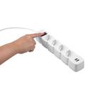 Protetor Eletrônico Com 4 Tomadas E 2 Usb Intelbras Epe 204