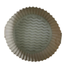 Protetor Forma Para Air Fryer Silicone Reutilizável - Cinza