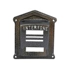 Protetor Interfone Caixa Alumínio Fundido N02prata Craqueado
