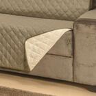 Protetor P/ Sofá De 03 Lugares 1,50m Cáqui Com Palha