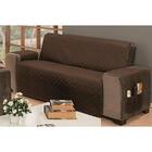 Protetor P/ Sofá De 04 Lugares 2,20m Dupla Face Manu Cáqui