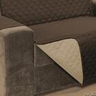 Protetor P/ Sofá De 2 Lugares King 1,20m Dupla Face Cáqui