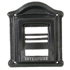 Protetor para Interfone F9 Vip Alumínio Fundido Prata/Ouro Craqueado/Branco/Ouro Envelhecido/Prata Envelhecido 23x20cm Decorarte