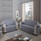 Protetor Para Sofá 3 Lugares Fanny Matelado Preto Sultan