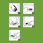Protetor para Porta Adesivo Fecho Contato Duplo Tecido Cinza 950cm 1 peça