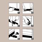 Protetor Porta Parafusar Espátula Alumínio Prata 1,25m 1 peças