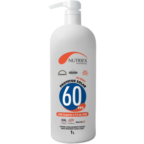 Protetor Solar Fps 60 Corporal Profissional 1l Nutriex