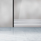 Protetor Veda Porta Slim Borracha 100cm Transparente