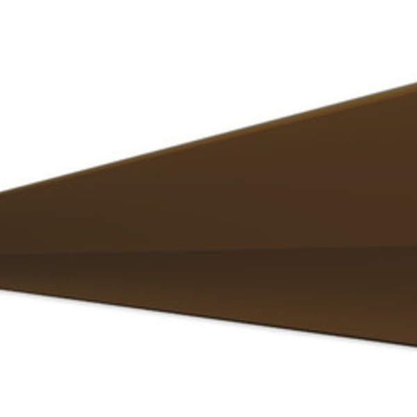 Protetor Veda Porta Slim Borracha 80cm Marrom