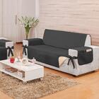 Protetores Para Sofás 3 E 2 Lugares Dupla Face Preto/avelã