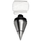 Prumo De Centro 400g Corpo Em Ferro Fundido Calco Guia De Aco