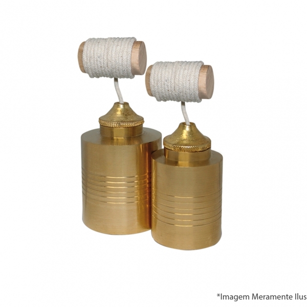 Prumo Metal Parede 4 Blister