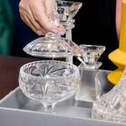 Pryma Potiche Bomboniere 18x11x11cm Vidro Transparente