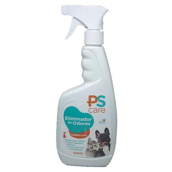Ps Care 500 Ml  Eliminador De Odores Cães E Gatos