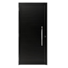 Pta Idea Lambri 1F Puxador 215x98 Abertura lado Direito Preto