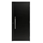 Pta Idea Lambri 1F Puxador 215x98 Abertura lado Esquerdo Preto