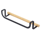 PTA TOALHA PORTA METALLA PRETO 25x7x5,8