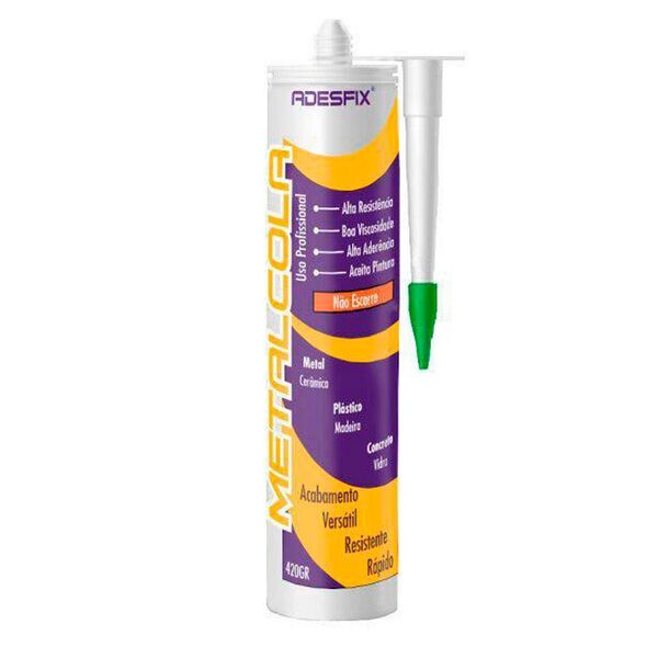 Pu Selante Metalcola Cartucho 420gr - Adesfix Cor:cinza