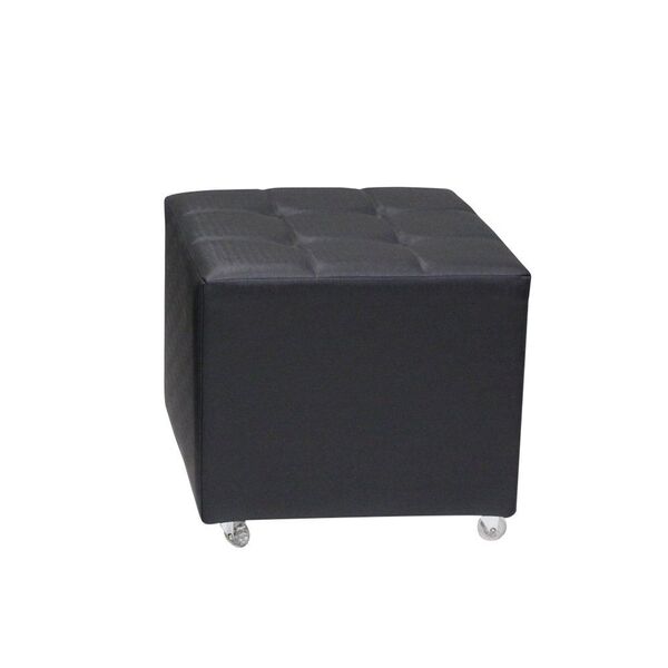 Pu Sintéticoff Decorativo Lowa 50cm C/rodízio Pu Sintético Pr