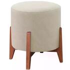 Puf Puff Para Sala Lhor Linho Bege Rm