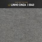 Puf Puff Para Sala Lhor Linho Cinza Rm