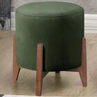 Puf Puff Para Sala Lhor Veludo Verde Rm