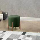 Puf Puff Para Sala Lhor Veludo Verde Rm