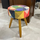 Puf, Puff Para Sala Pé Palito Triangulo 50 Cm Altura