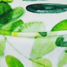 Pufe Detroit Redondo Acácia Fundo Branco Com Pé Palito