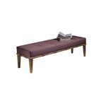 Puff 140cm Pés Mel Livia  Rosa