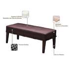 Puff 2 Lugares Livia 140cm Sfn Rosa E Imbuia