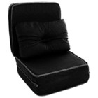 Puff 5 Em 1 Multiuso Casa Dona Preto Com Almofada