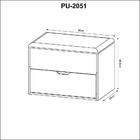 Puff  1 Gaveta Tecno Mobili Pu2051