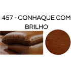 Puff Adam 96cm Couro Marrom - Sallar Home