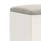 Puff Agra Off White E Cinza