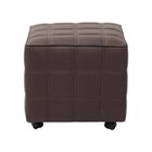 Puff Almofada Quadrado Para Quarto Tb Tabaco