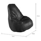 Puff Almofadão Preto