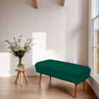 Puff Aparador Estofado Italy Decorativo Veludo Verde Esmeralda