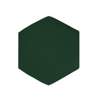 Puff Aramado Hexagono Decorativo Industrial Cobre Com Suede -