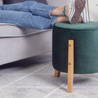 Puff Atlas Pequeno Mel Em Suede Verde Musgo 47cm - 61230 Sun