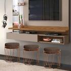 Puff Babu Bronze Linho Marrocos