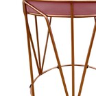 Puff Babu Suede Base Cobre - Rose